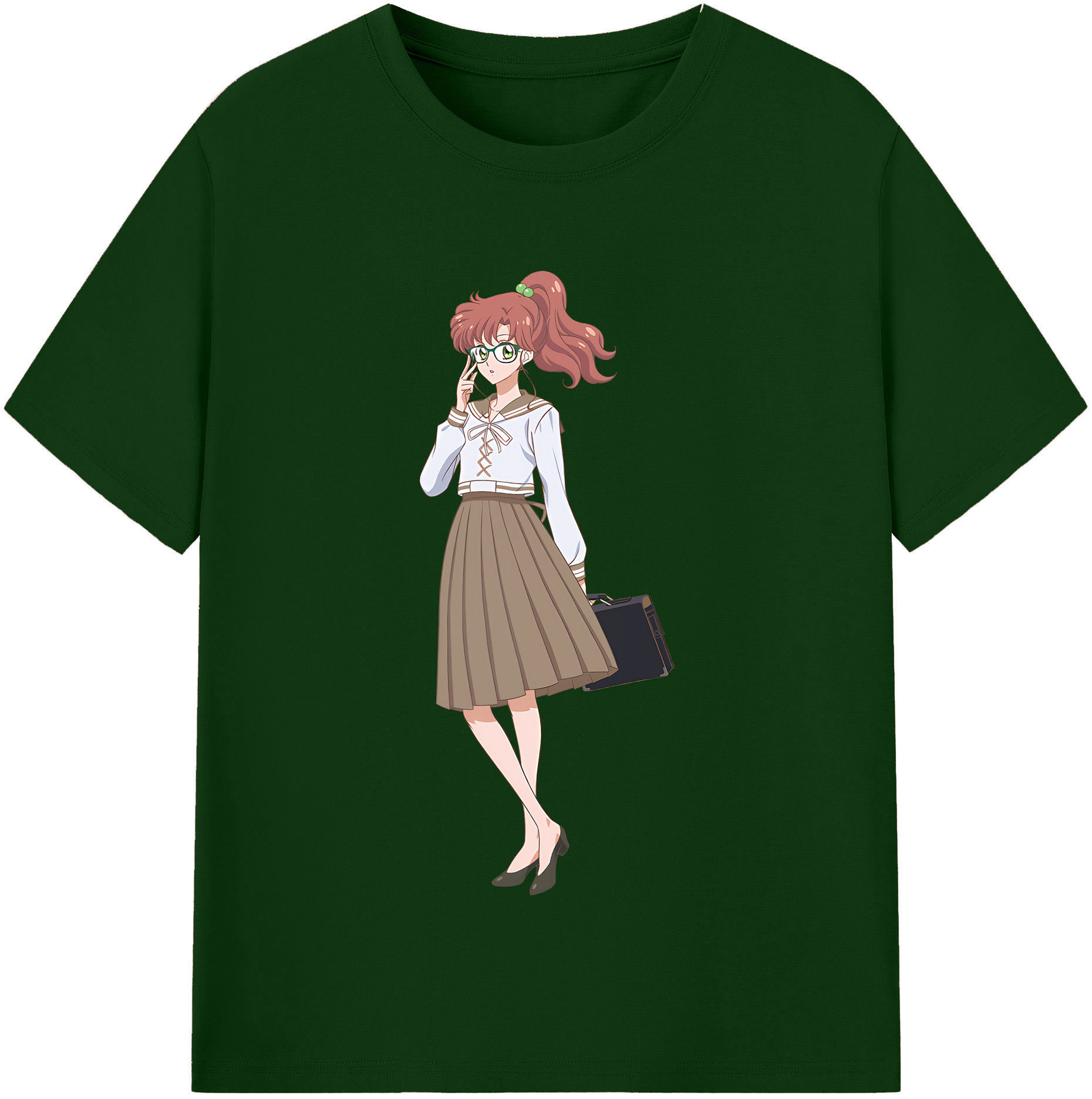 （画像用） 美少女戦士セーラームーン 木野 まこと きの まこと Sailor Moon Kino Makoto （セーラージュピター；Sailor Jupiter） 綿100％半袖Tシャツ（フロントプリント）